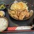 元気食堂 - 料理写真:ハーフ&ハーフ：1280円
          　生姜焼き・からあげ３個