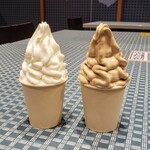 福島県観光物産館 - 料理写真:べこの乳食べくらべ　450円