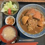 葉月 - メンチカツカレー　少なめ