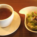 グリーティング - スープとサラダ