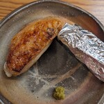 割烹 市川 - 手羽の塩焼き