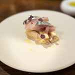 ダ マッサ - ロゼアスパラとにしんのサラダ