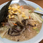 ラーメンショップ椿 - 料理写真:野菜ラーメン味噌味変更(税込900円＋100円=1000円)