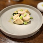 ダ マッサ - ホタテ　水茄子　豆