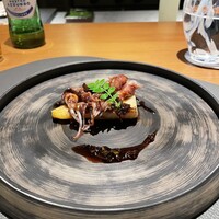 日本のイタリア料理店 sai - 鹿児島　筍　生ホタルイカグリル　バルサミコと行者ニンニクのソース