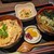 地どりと旬彩 きらく 季樂 - 料理写真:親子丼と蕎麦_ハーフ＆ハーフ(2024.04)