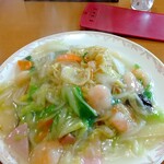 好蘭 - 料理写真:エビ焼きそば