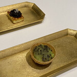 Takumi - アミューズ・ブッシュ キャビアを温製と冷製の2種の仕立てで。