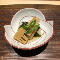 神楽坂 鮨 弥栄 別邸 - 筍　しっかりしていてサクサクです。