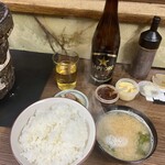 Yakiniku No Tatsumi - ライスとみそ汁。