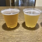 伊勢角屋麦酒 - 「4種類飲み比べセット①」@1280  左から「伊勢ピルスナー」、「ヒメホワイト」