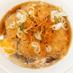 常盤軒 横須賀線ホーム店 - かき揚げ天玉そば