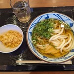 丸亀製麺 船橋芝山店 - かけうどん¥390-