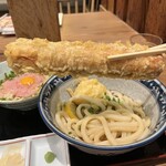 難波千日前 釜たけうどん - ちくわ天