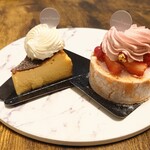ASTERISQUE - 『シャルロットルージュ（700円税込）』
                        『バスクチーズケーキ（594円税込）』
