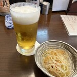 Shouya - マルエフのビールとお通し