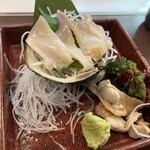 庄や - ホッキ貝の刺身