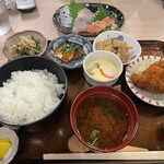 花藤 - 4月30日のおまかせランチ800円。