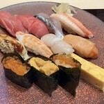 秋田港 - 日替わり特上握りランチ(1,958円)