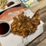 沖縄料理と炉端焼き なんくるないさー - もずくの天ぷら