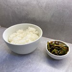 ほのぼんヌードルズ - ライス 150円  ニラキムチ 50円