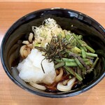 うどん 錦 - 山菜おろし（冷）800円