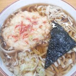 五銭茶屋 - 　　アップ！天ぷらはかき揚げです！