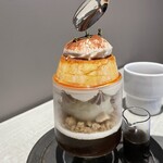 POSS COFFEE - 『tiramhjsu pudding parfait¥1,350』 『Americano¥550』