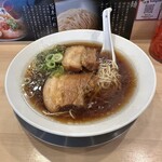 麺屋 一稀 - 肉厚チャーシューメン(1,000円、斜め上から)
