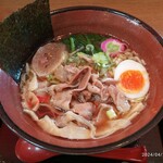 ふかがわ らぁめん道場 極 - 肉そば極麺