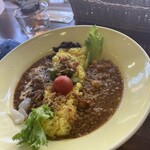 カフェ ラボ ハマダ - サフランライスじゃなかったらごめんなさい。