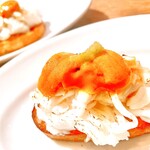 "Sea Urchin and King Crab" Bruschetta as a Reward