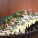 こころや - 泉州水茄子のしらす薬味和えアップ