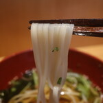 こころや - 〆の小かけうどん(冷)リフトアップ