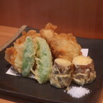 こころや - 鶏天 辛子醤油