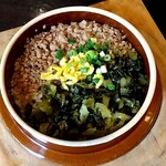 鎌倉釜飯 かまかま 純豆腐 - 高菜＆鶏そぼろ