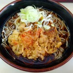 長寿庵 - 天ぷら蕎麦（￥360）、大盛り（￥70）