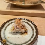 鮨 福原 - 大豆ミート（試食）