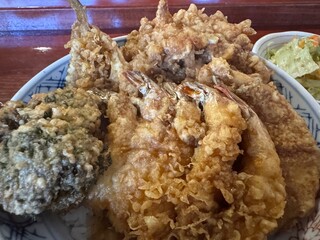 Yabuki - 特製天丼アップ