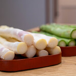 柚木元 - 2024.4 飯田産2色のアスパラガス