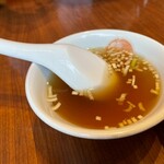 銀座 天龍 - チャーハンスープ