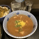 つけ麺無心 - 限定味噌豚骨　柚子多め