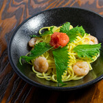 ☆ Shrimp and cod roe aglio e olio
