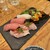 立ち寿司 杉尾 - 料理写真:金目鯛炙り、中トロ、アオリイカ、芽ねぎ、ウニ、イクラ