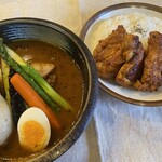 [仅限5月]樱姬鸡唐杜里鸡肉和时令蔬菜咖喱汤