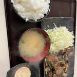 Asaga Ya Dainingu Kicchin - 朝採りレバー2倍盛り定食