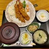 Shoujikiya - お盆からはみ出すエビフライ定食