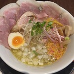 麺のようじ - 塩にレアチャーシュー追加バージョン