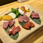 近江牛焼肉 肉の流儀 肉魂 - 五種盛り合わせ