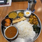 インドスパイス BAR 宇宙脳レストラン チチル&シシリ - ランチ・ダルバート＋タンチキ